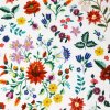 Dekoračná látka s kvetmi, digitálna tlač 1 m