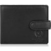 PAOLO PERUZZI Pánska kožená peňaženka s RFID čierna