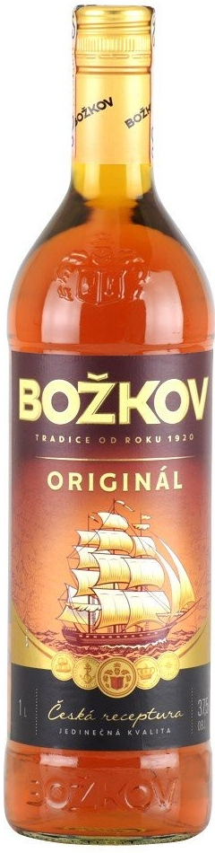 Božkov Tuzemák 37,5% 1 l (čistá fľaša)