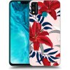 Picasee silikónový prehľadný obal pre Honor 9X Lite - Red Lily