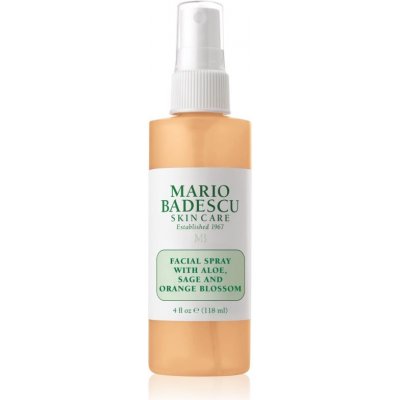 Mario Badescu Facial Spray with Aloe, Sage and Orange Blossom energizujúca hydratačná pleťová hmla 118 ml