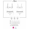 Obsessive Miamor set white S/M