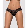 Dámske tangá Miamor thong - Obsessive S/M černá