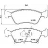 Sada brzdových platničiek kotúčovej brzdy BREMBO P 83 041