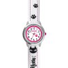 CLOCKODILE CWG5191 - Biele dievčenské hodinky CATS