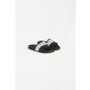 ŠĽAPKY KARL LAGERFELD KONDO 2.0 HOTEL KARL SLIDE BLACK RUBBER W/WHITE