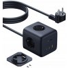 BASEUS NAPÁJACIA LIŠTA KOSTKA S ADAPTÉROM 67W USB-A USB-C 3x ZÁSUVKA EU 1,5M