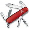 VICTORINOX - Stredný vreckový nôž Sportsman, 13 funkcií, červená 0.3803