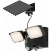 RABALUX 77091 Leszno solárne svietidlo/reflektor so senzorom LED 10W/800lm 4000K IP54 čierna, biela