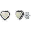 iŠPERKY Strieborné náušnice srdce ID|292898