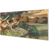Obraz na skle Balerínky tanec v lese 100x50 cm