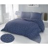 Kvalitex Bavlnené obliečky DELUX HVIEZDY modré 140x200, 70x90 cm
