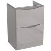 Strama Austin skrinka 58.6x44.6x81.7 cm kúpeľňová skrinka pod úmývadlo stojaca sivá 11.102.04