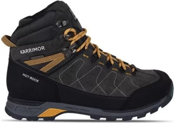 Karrimor Hot Rock perfektná pánska turistická vysoká obuv šedá