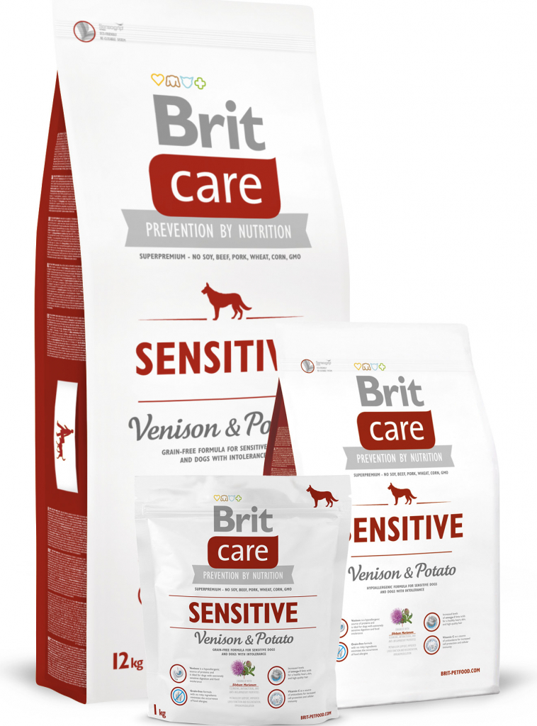 Brit Care Grain-free Sensitive Venison & Potato 3 kg