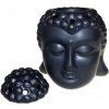 Aromalampa Hlava Buddha čierna