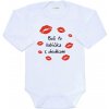 Detské body s potlačou New Baby Boli tu babička s dedkom 62 (3-6m)