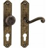 TI - CARLA - SO 704 guľa/kľučka pravá PZ 90 mm Bronz antik