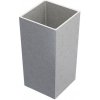 Granisil granitový květináč KUBI vysoký 60 cm Sivý