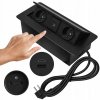 Elektrická lišta, USB doska BarON čierna
