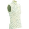 Compressport Hurricane Windproof Vest W Sugar Swizzle/Ice Flow/Safety Yellow L Bežecká bunda