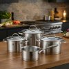 ZWILLING Essence - sada 4 hrncov z nerezovej ocele s pokrievkami