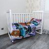 Sablio Mikroplyšové detské obliečky do postieľky Mini sedan Londýn - 120x90 / 40x60