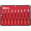 Genius Tools Súprava skrutkovačov so 6 čepeľami, predĺžená magnetická, metrická, 9 kusov (NM-009MD)