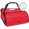 Hendi Zvýhodnený multipack - 3x Taška na pizzu 45 cm - na 4 krabice - 450x450x(H)210 mm