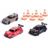 SIKU Super 6331 set závodní auta s kužely 3 ks 1:50