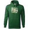 Tachometer 60 - Mikina pánska Cape s kapucňou - 3XL ( Fľaškovozelená )