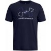 Pánske Tričko s krátkym rukávom UNDER ARMOUR UA GL FOUNDATION UPDATE SS 1382915-410 – Tmavo modrá