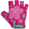Etape Tiny Jr SF pink/flowers - Detské rukavice Etape Tiny ružové/mintové vel. 5-6 let