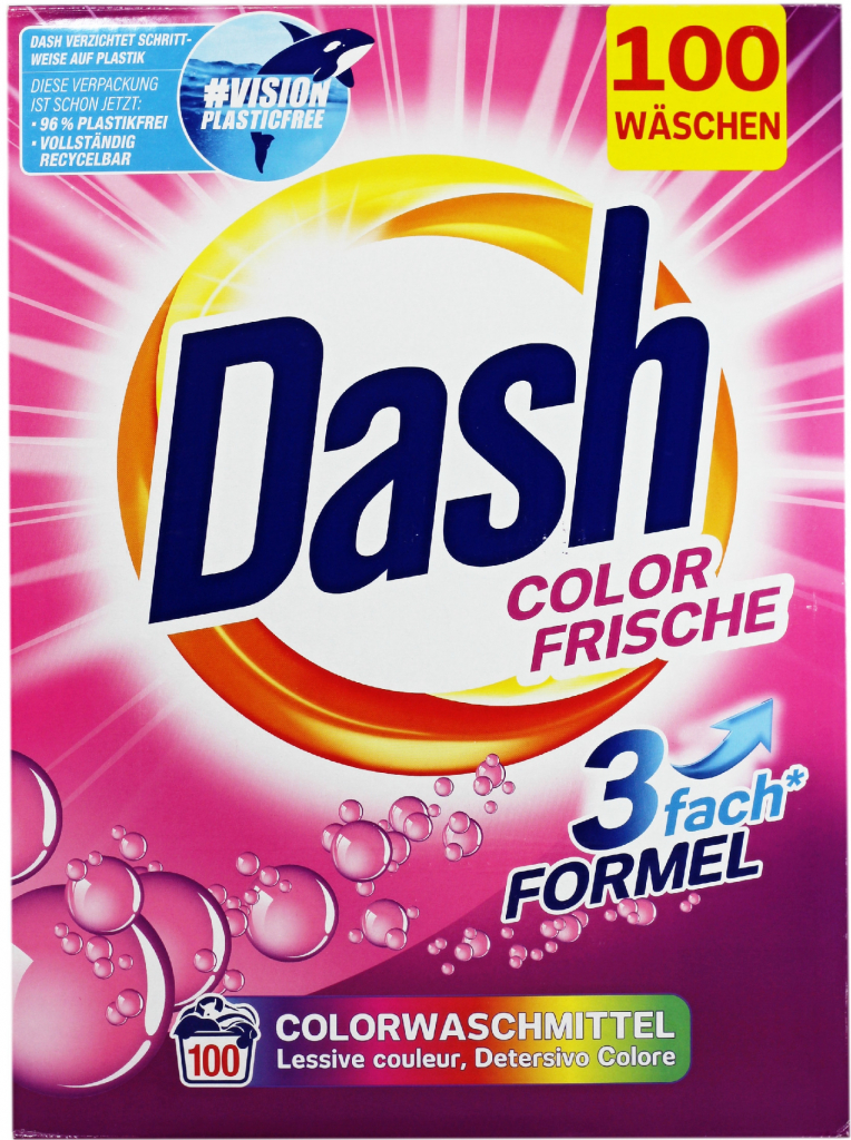 Dash color frische 3fach Formel Prášok na pranie 6,5 kg 100 praní