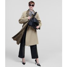 Karl Lagerfeld Doubrl Face k Printed coat