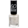 Rimmel London 60 Seconds Super Shine rýchloschnúci lak na nechty 8 ml 730 silver bullet