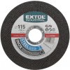 Kotúč rezný na oceľ/nerez, ⌀115x1,0x22,2mm EXTOL INDUSTRIAL