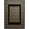 Dywany Łuszczów , Kusový koberec Allure 1968 black/gold, 160x220, čierna, kancelária