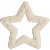 Bibs Silikónové hryzátko Baby Bitie Star-ivory