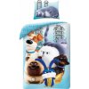 Tajný život maznáčikov Bavlnené obliečky 70x80+160x200 cm
