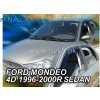 Deflektory - protiprievanové plexi Ford Mondeo Sedan 4D 1996 - 2000 (+zadné)
