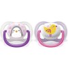 AVENT Cumlík Ultra Air Animals, 0-6m - Vtáčik/tučniak, lila