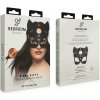 Bedroom Fantasies - PU Leather Mask Kitty Black - Bedroom Fantasies Kinky Kitty Mask Black