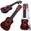 IN0154 CB Miniatúrna detská gitara 25cm Tmavo hnedá