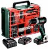 METABO BS 18 L BL Set - mobilní dílna, aku vrtačka, baterie, nabíječka (613155710)