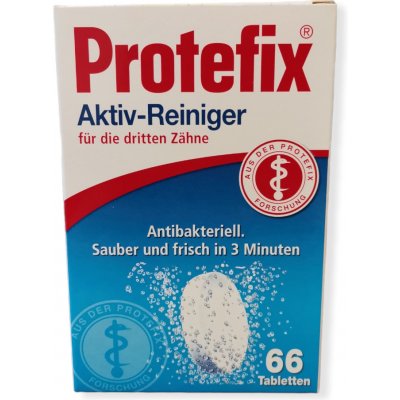 Protefix Aktivne čistiace tablety na zubnú protézu 66 tablet od 5,25 € -  Heureka.sk