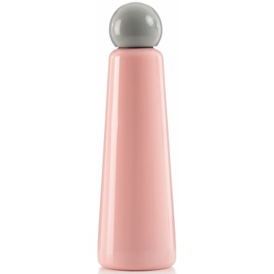 Lund London Nerezová termo fľaša Jumbo Pink & Light Grey 750 ml