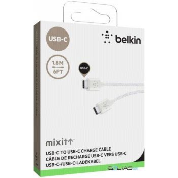 Belkin F2U041bt06-WHT USB-C, 1,8m, bílý