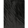 Super soft mikroplyšová čierna deka 200x230 cm Farba: Černá, Veľkosť: 200x230cm čierná 200x230cm