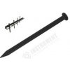 Klinec plastový čierny 1ks 25cm priemer 15mm
